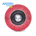 Vsm Ceramic 4.5" Stainless Steel Polishing Factory Sale Abrasive Flap Disc with Metal Screw